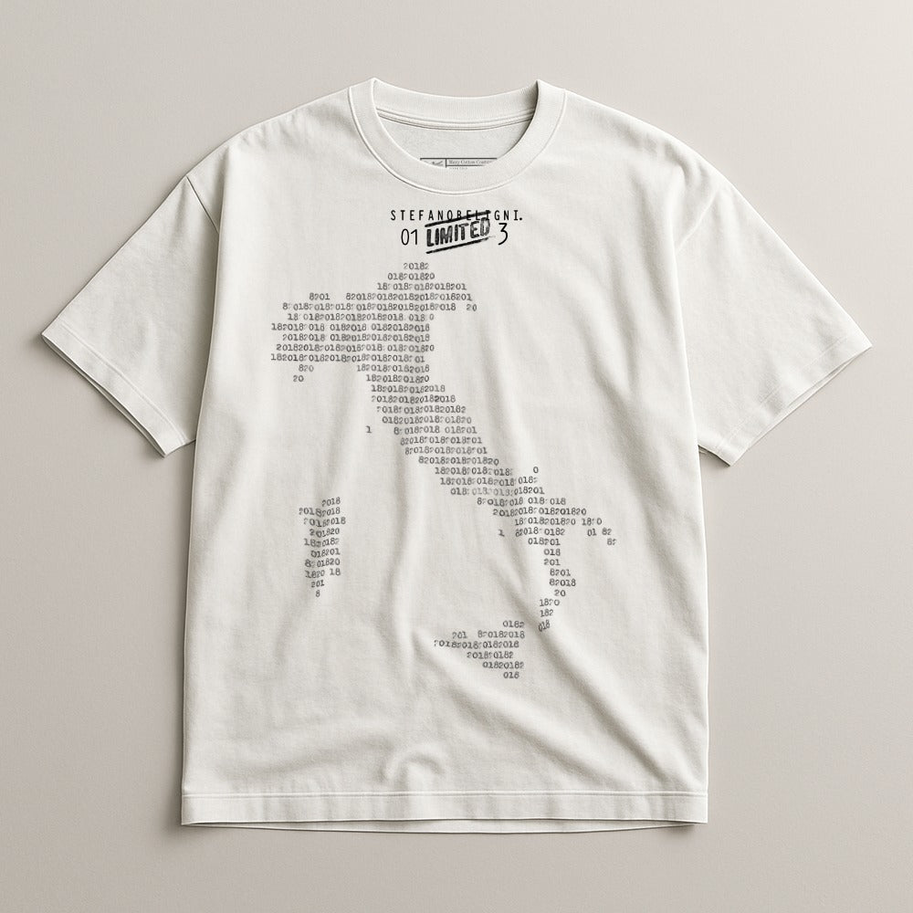 Italy Map Printed White Short Sleeve T-shirt