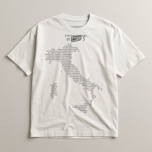 Italy Map Printed White Short Sleeve T-shirt
