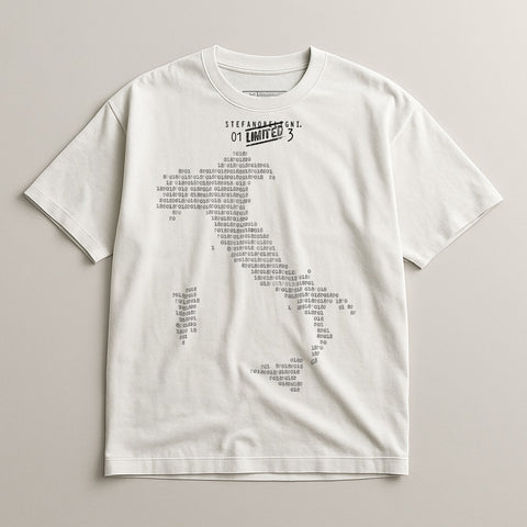 Italy Map Printed White Short Sleeve T-shirt