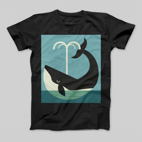 T-shirt donna boyfriend whale_new