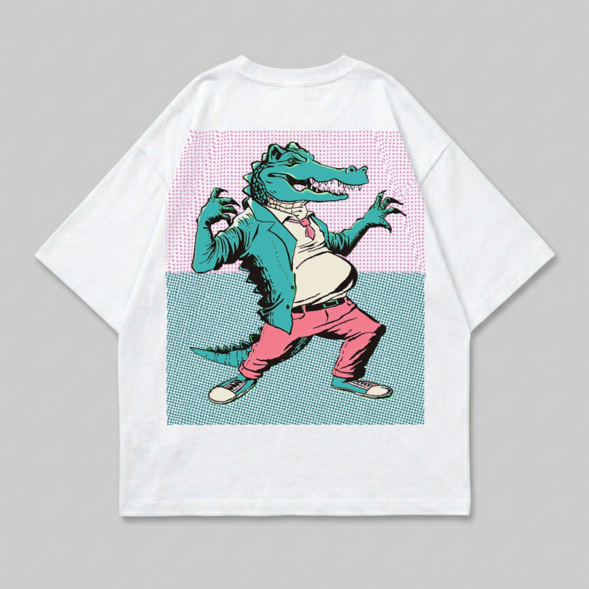 Energetic Alligator Dressed Up Pop Art Design product type