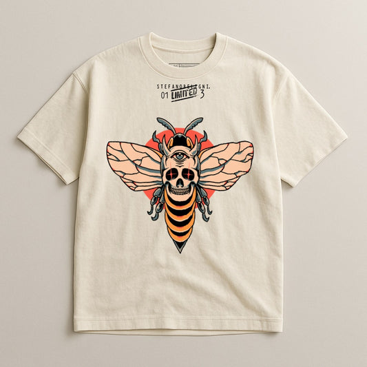 Stef Anderson GT Limited 3 Skull Bee Graphic Tee