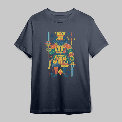 Colorful King Playing Card Design T-shirt