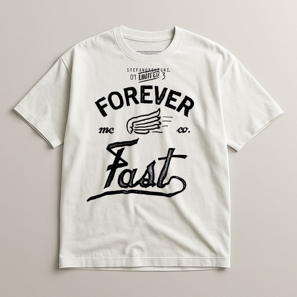 Forever Fast Graphic Tee Casual Unisex Shirt