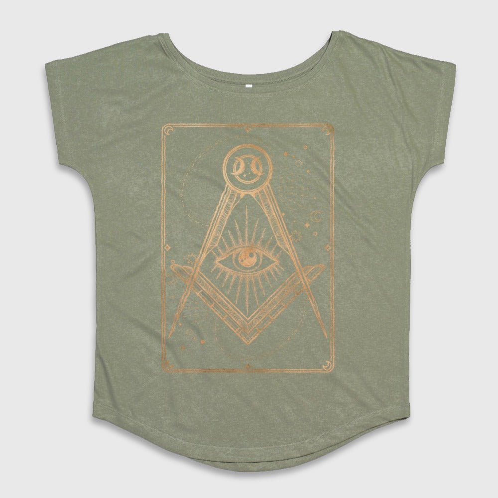 Illuminati Eye Graphic Short Sleeve T-Shirt