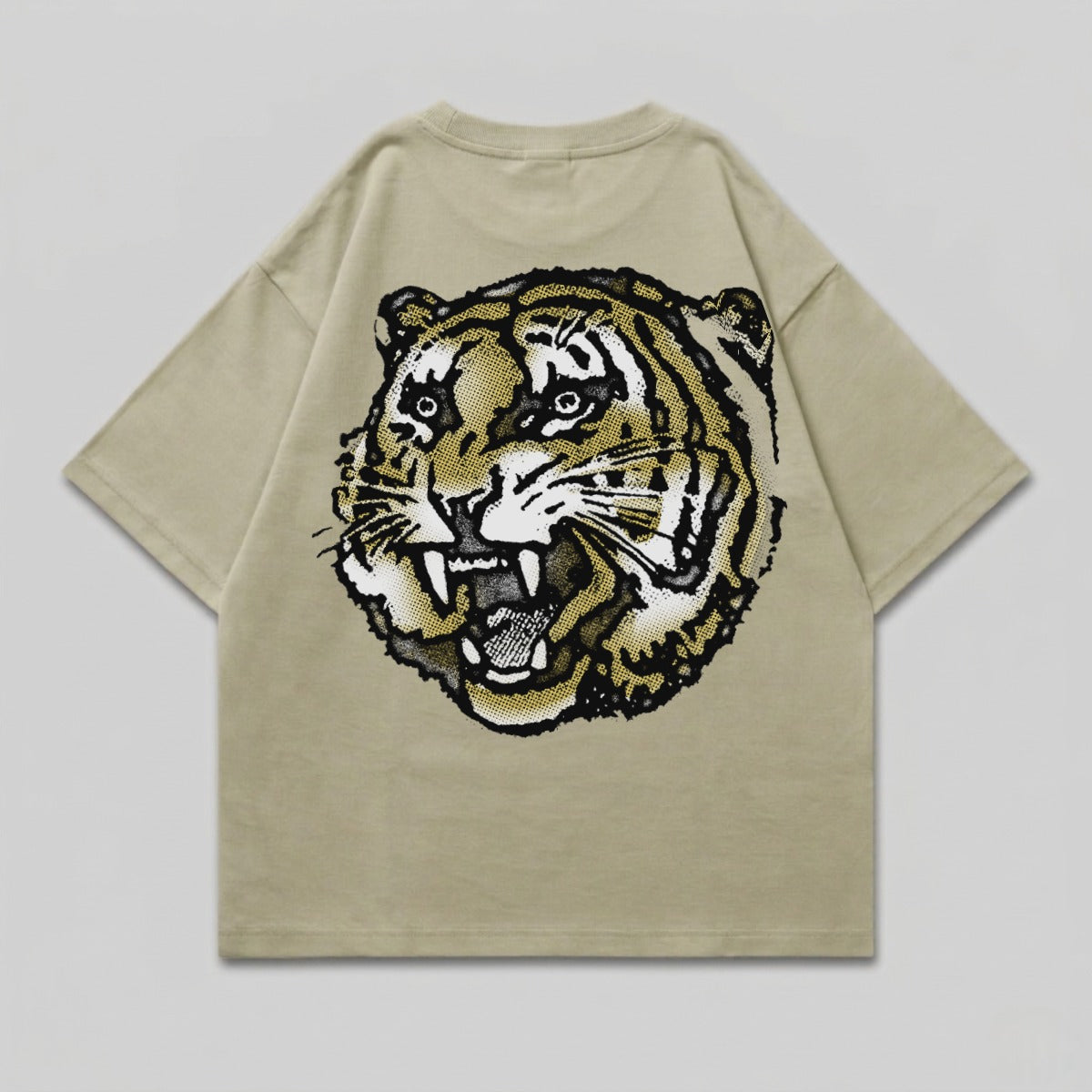 Roaring Tiger Head Graphic Design T-shirt product type
