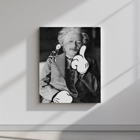 Quadro canvas Einstein