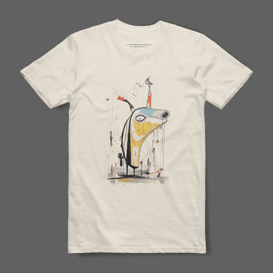 Abstract Animal Design Casual Graphic Tee