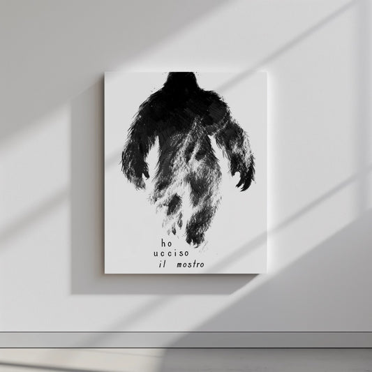 Quadro canvas mostro