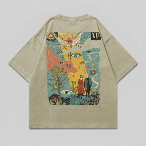 Mystical Angel Eyes VII Human Figures Tree Imagery product type
Graphic Tee
Abstract Art
Surreal Design
Mythological Print
Angel Wings
All Seeing Eye
Symbolic Art
Mystical Imagery
Human Figures
Tree Artwork
Nature Inspired
Colorful Print
Unique Design
Back Print Tee
Artistic Apparel
Esoteric Art
Roman Numeral VII
Spiritual Theme
Visionary Art
Creative Design