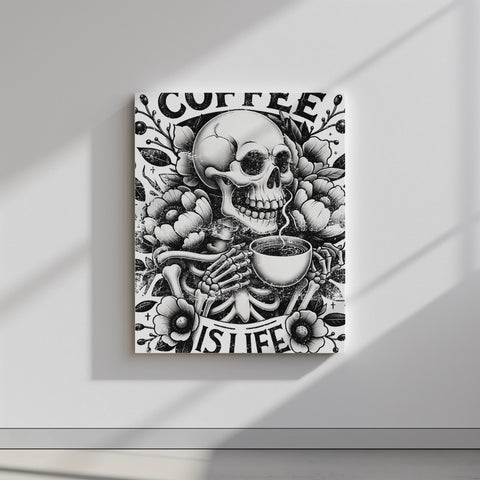 Quadro canvas coffee-is-life