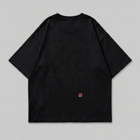 Black Anatomical Heart Arrows Red Square Design product type