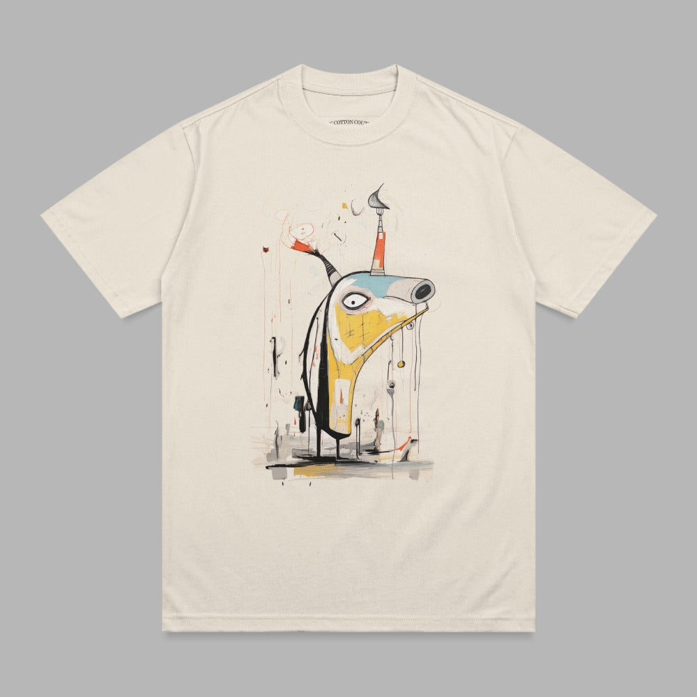 Abstract whimsical robot head creature design product type