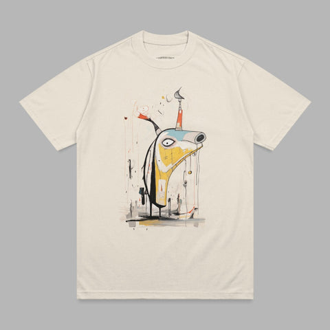 Abstract whimsical robot head creature design product type