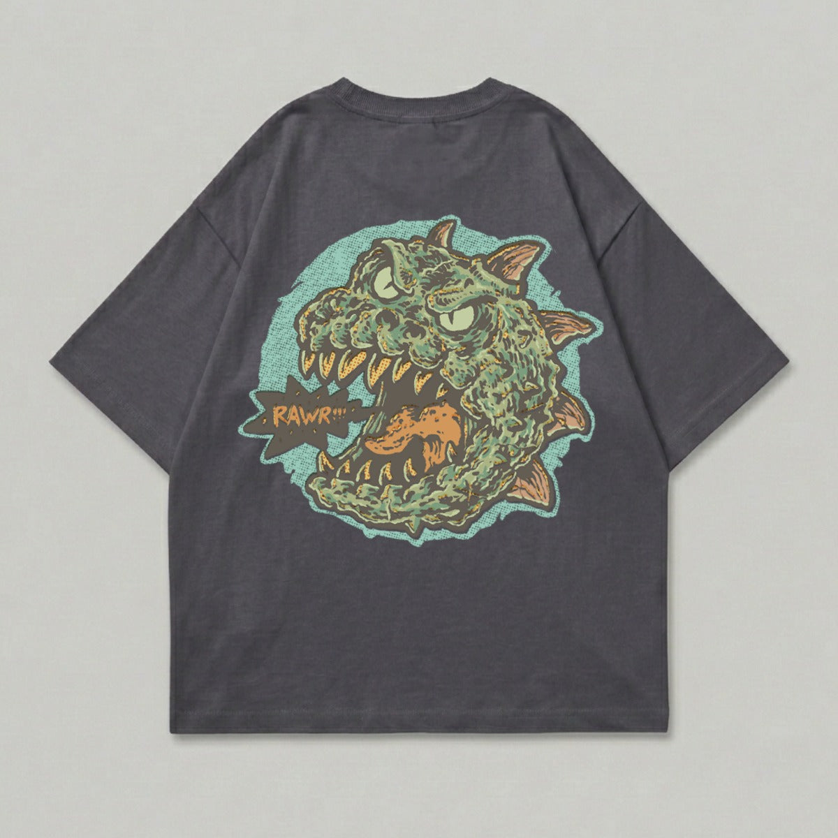 Roaring Monster Head Graphic Design T-Shirt product type
Monster Graphic
Roaring Beast
Dark Grey Tee
Dragon Design
Streetwear Style
Cartoon Creature
Spiky Monster
RAWW Print
Green Dragon
Unique TShirt
Edgy Fashion
Statement Graphic
Casual Top
Men's Graphic
Women's Graphic
Unisex Tee
Creature Art
Vibrant Print
Short Sleeve
Round Neck