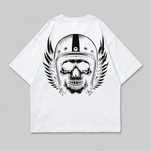 Biker Skull Helmet Wings Graphic Design T-Shirt product type
Skull
Helmet
Wings
Biker
Motorcycle
Graphic Tee
Vintage Style
Retro Rider
Reaper Art
Dark Aesthetic
Streetwear
Cool Design
Unique Print
Apparel
Clothing
Rock Style
Edgy Fashion
Headwear
White Shirt
Art Print