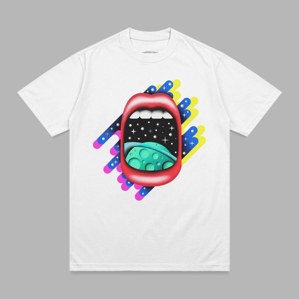 Vibrant Space Mouth Galaxy Dream Surreal Cosmos product type