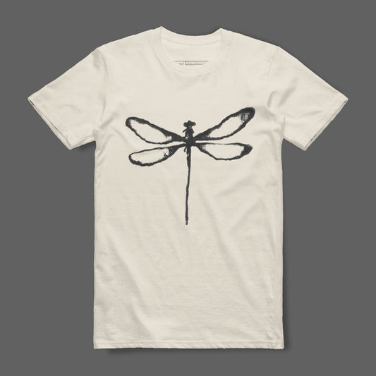 Classic T-Shirt with Dragonfly Graphic Design
