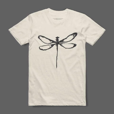 Classic T-Shirt with Dragonfly Graphic Design