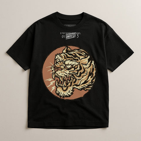 Ferocious Tiger Graphic Short Sleeve T-shirt