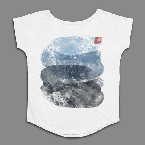 Abstract Watercolor Design Oversized T-Shirt product