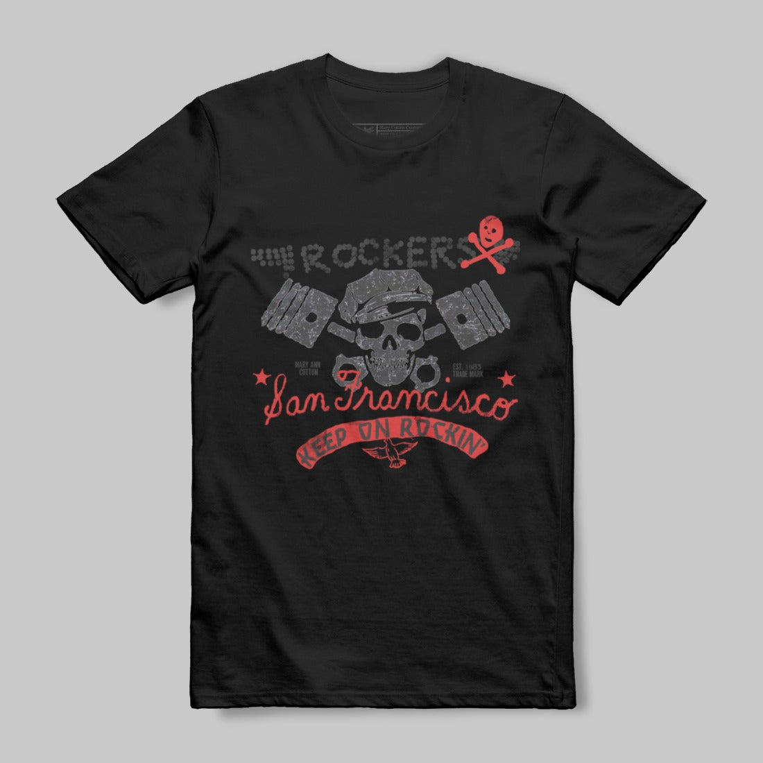 The Rocker Skull San Francisco Keep on Rocking product