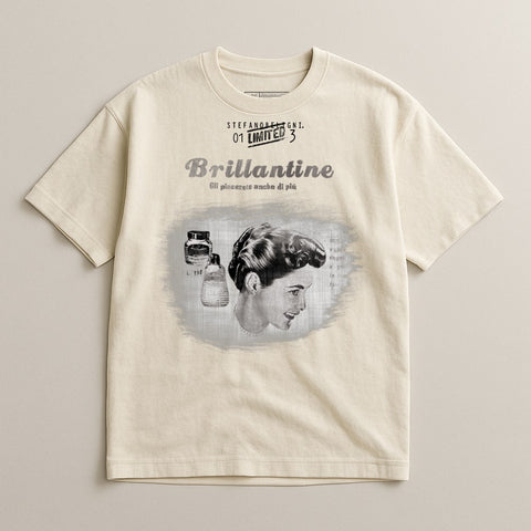 Vintage Style Brillantine Ad Graphic Unisex Tee