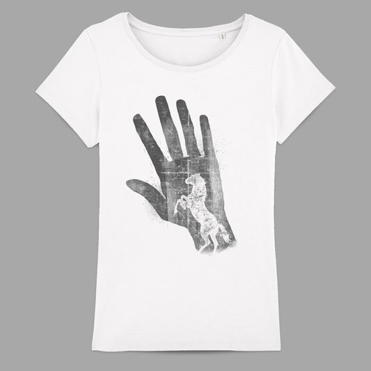 Hand and Horse Print Women's T-shirt