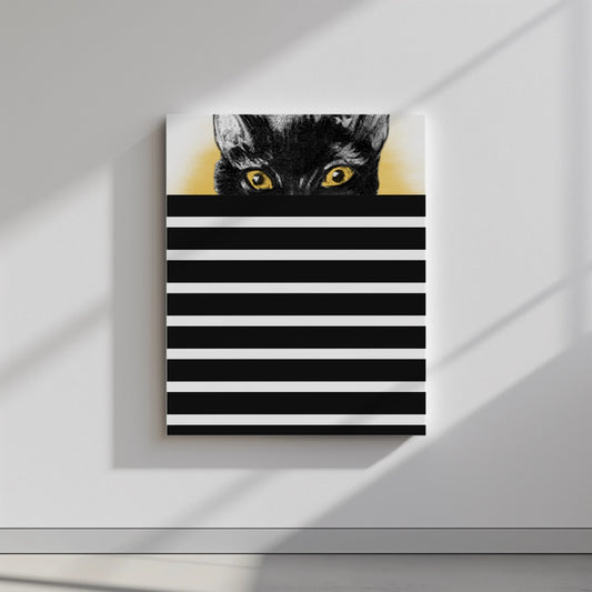 Quadro canvas Vintage Cat