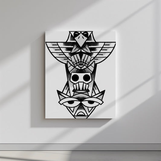 Quadro canvas oldtotem