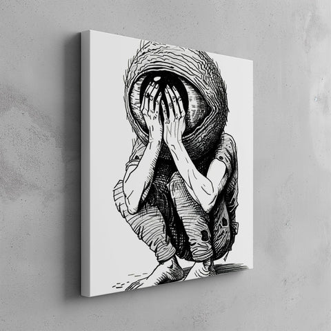 Quadro canvas omertà