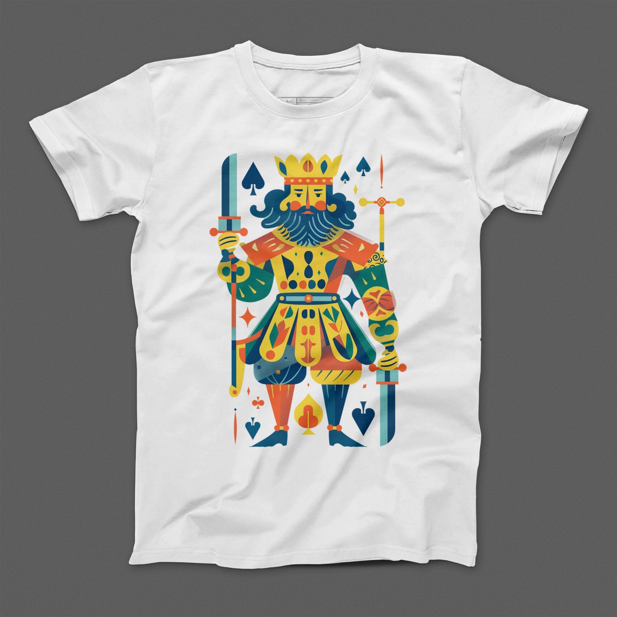 Colorful King Playing Card Design T-Shirt Product