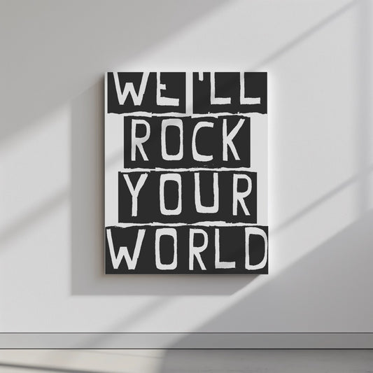 Quadro canvas Rock