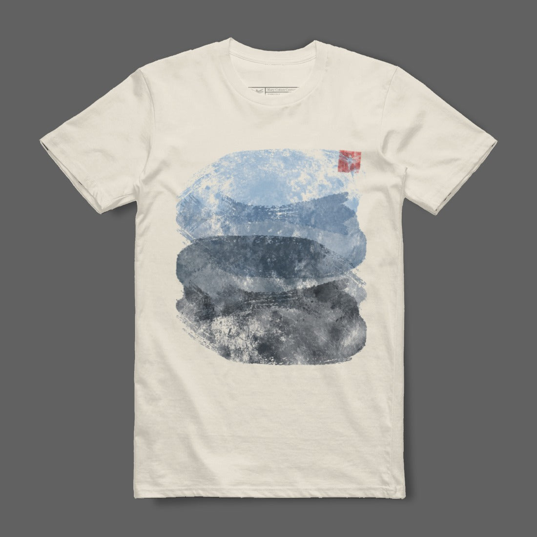 Artistic Mountains Design T-Shirt for Stylish Wear