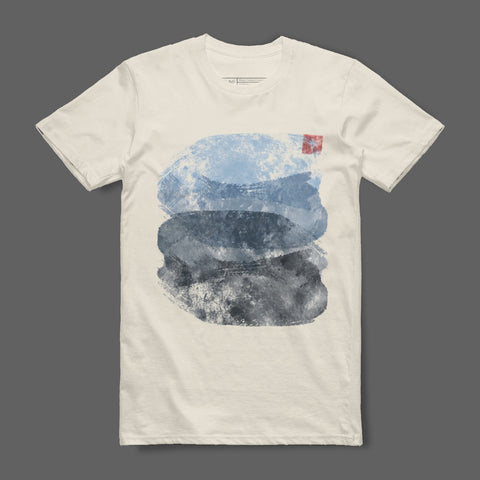 Artistic Mountains Design T-Shirt for Stylish Wear