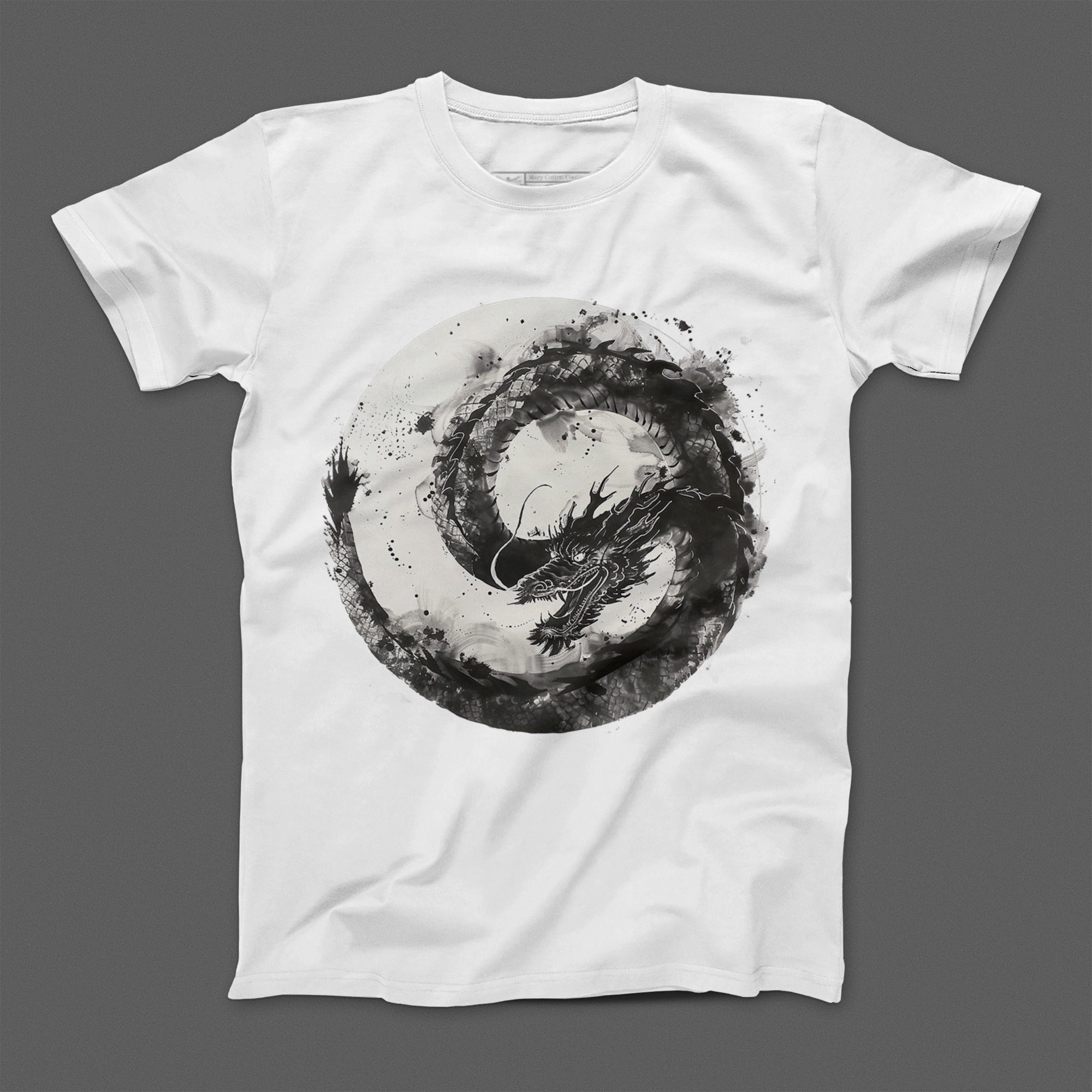Mystic Black Dragon Graphic Artwork T-shirt product