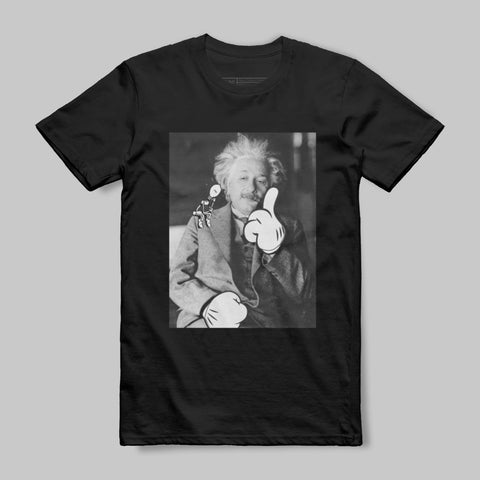 Iconic Scientist Cartoon Thumbs Up Shirt Design Tee