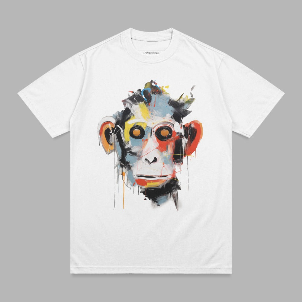 Abstract Monkey Face Colorful Artistic Unique product type