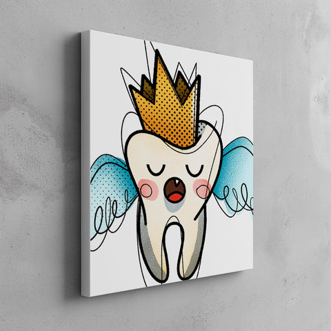 Quadro canvas dente