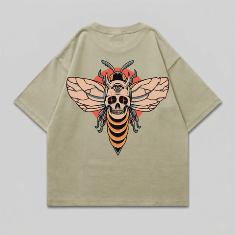 Mystic Skull Bee Third Eye Graphic Sun Circle product type