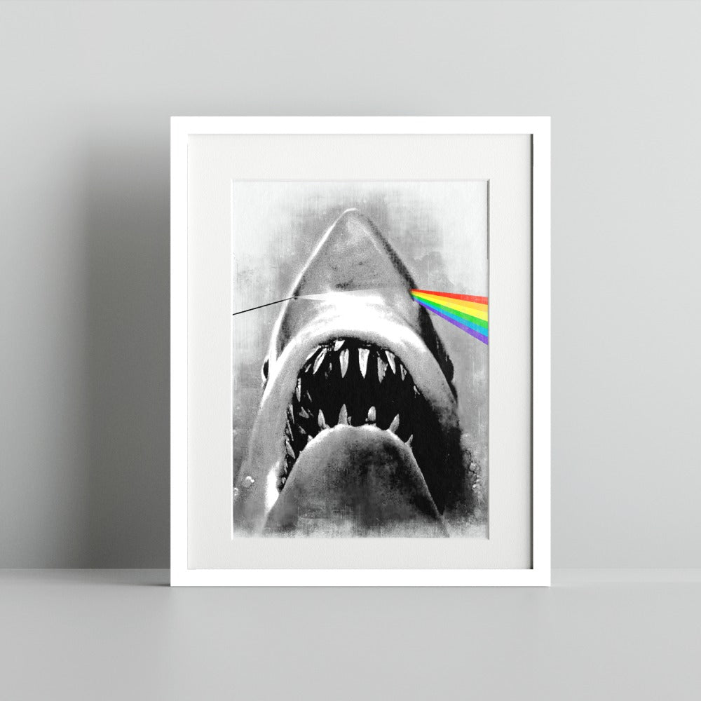 Rainbow Prism Shark Teeth Wall Art Product