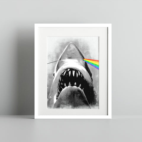 Rainbow Prism Shark Teeth Wall Art Product