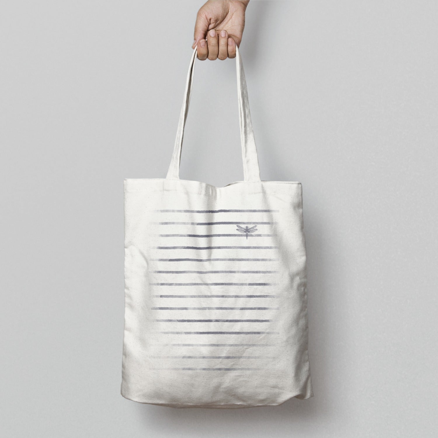 Modern Minimalist Striped Tote Bag for Everyday Use