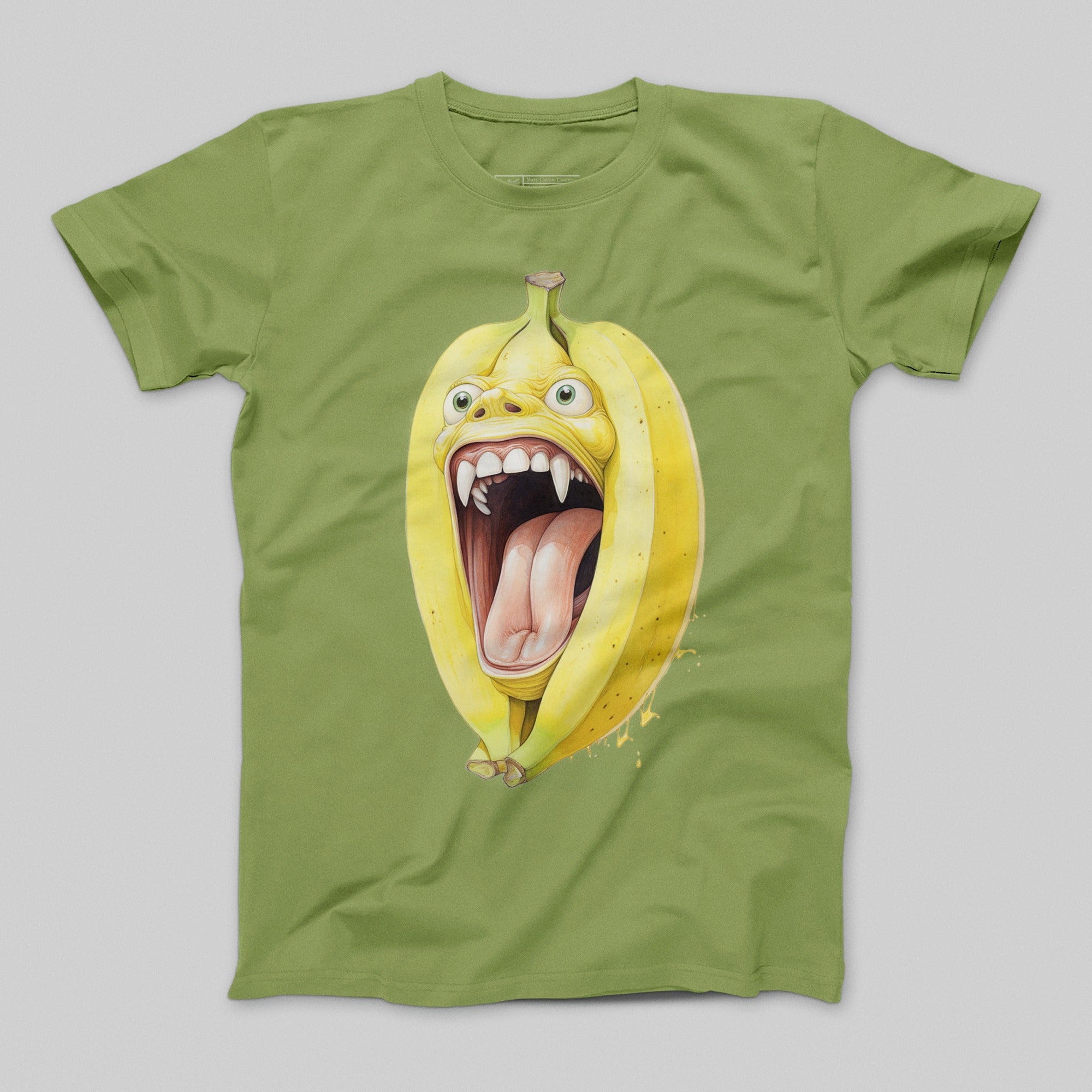 Funny Angry Banana Graphic Tee Shirt