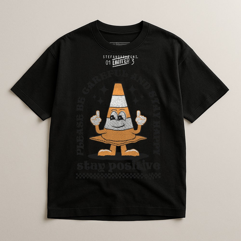 Fun Stay Positive Live Graphic T-Shirt