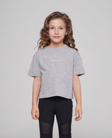 T-shirt bambina crop Mary Cotton Co.