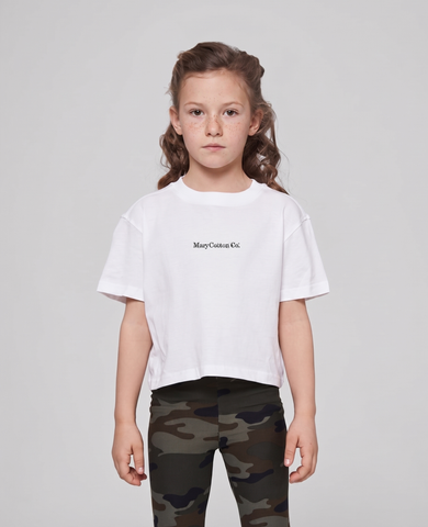 T-shirt bambina crop Mary Cotton Co.
