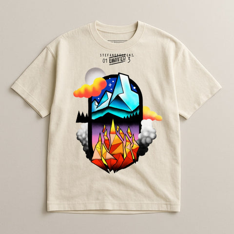 Limited Edition Colorful Abstract Graphic Shirt