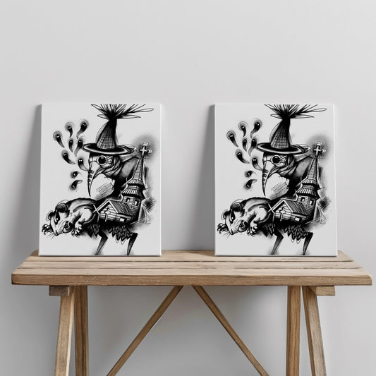 Quadro canvas Pandemia