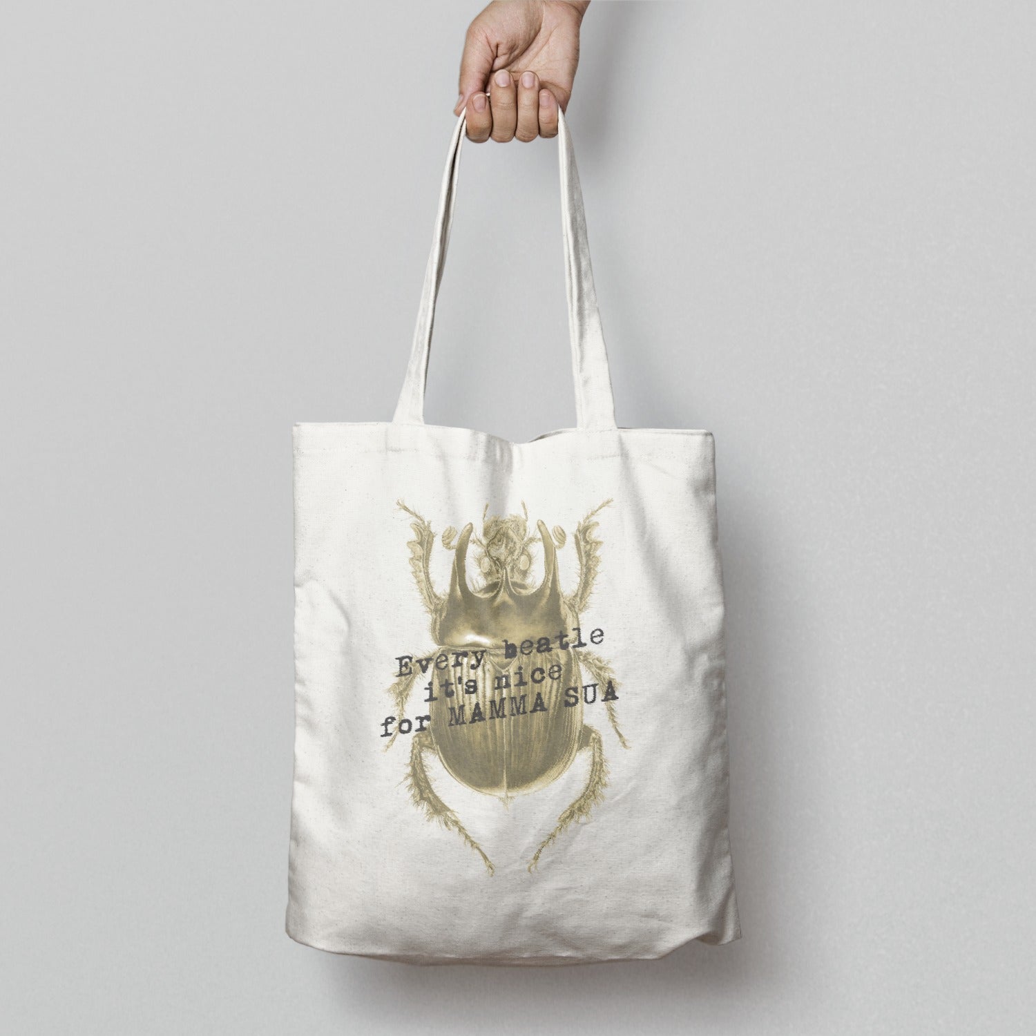 Every Beetle Is Nice for Mamma Sua Tote Bag